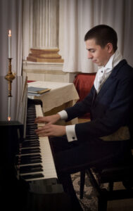 Antonio Vicentini al pianoforte